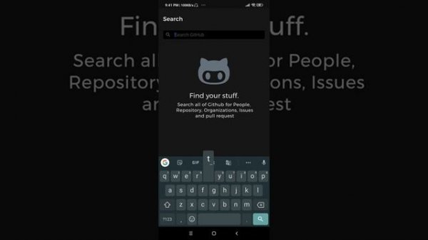 Git Connect App Preview | Flutter App | Github Application