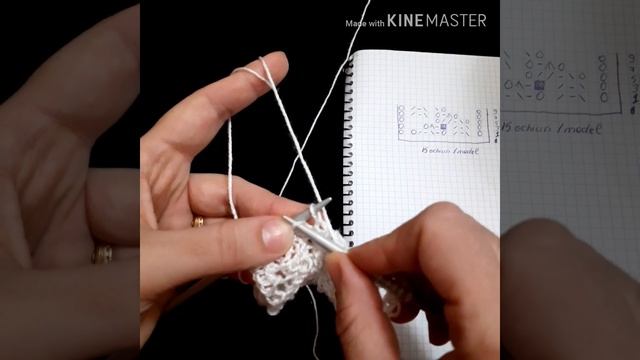 •☆ Tricotăm Model Cu Frunzulițe - Tutorial ☆•