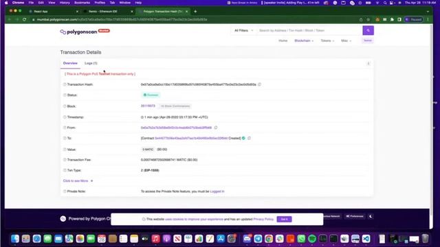Adding Play-To-Earn Mechanics to a Browser-Based Game on Polygon смотреть онлайн