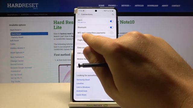 How To Disable NFC On SAMSUNG Galaxy Note 10 Lite – Turn Off NFC