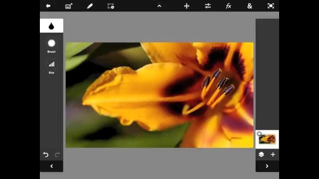 Photoshop Touch on iPad - Blur Tool & Smudge Tool смотреть онлайн