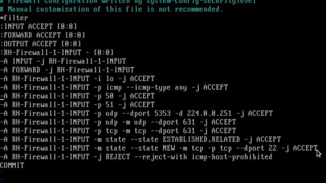 CEntOS IPTables Firewall management смотреть онлайн