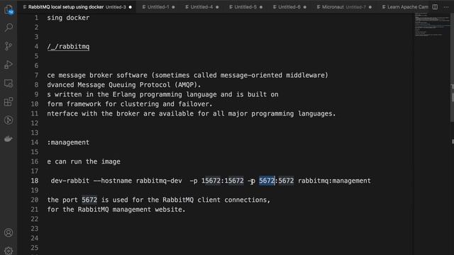 RabbitMQ local setup using docker. смотреть онлайн