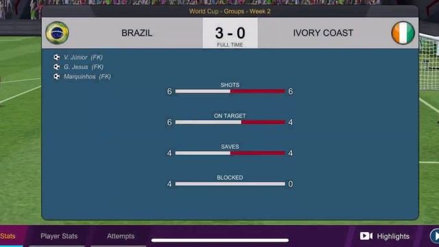 Я попал на чемпионат мира! Пытаюсь выиграть кубок мира в игре pro kick soccer смотреть онлайн