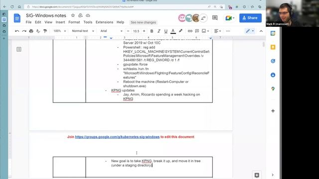 Kubernetes SIG-Windows 20221101 смотреть онлайн
