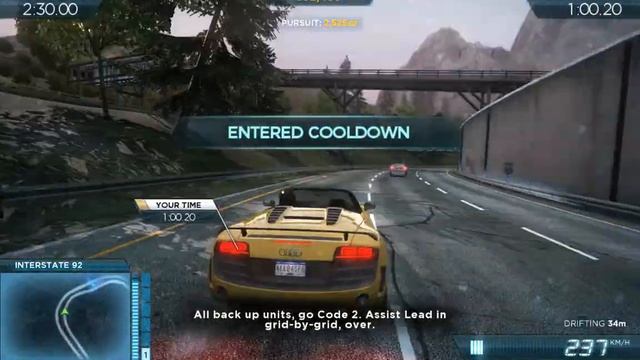 Need for Speed Most Wanted 2012 - Audi R8 GT Spyder Police Chage(STOREHOUSE STAKEOUT) смотреть онлайн