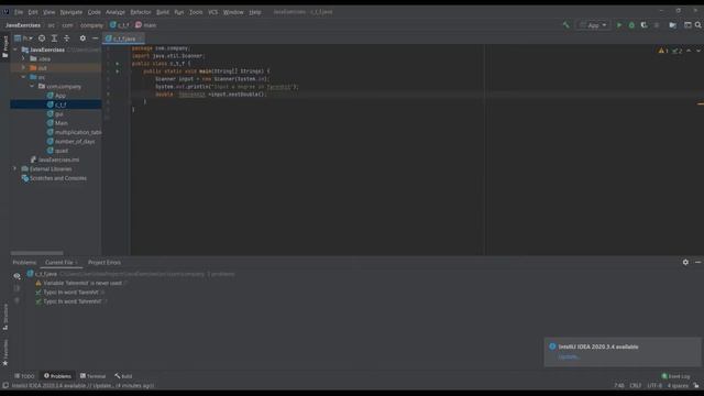 Java Programming Module Project (Farenheit to Degree Conversion), Omni Academy смотреть онлайн