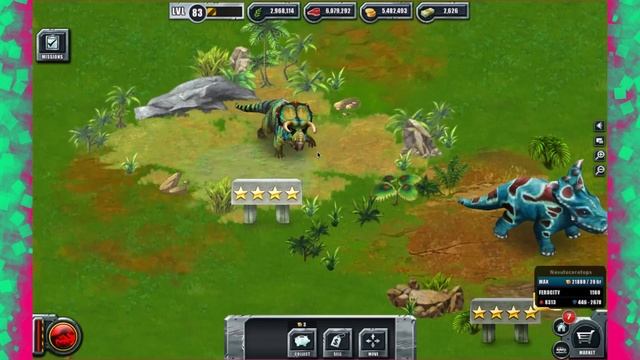 Jurassic Park Builder: GLACIER Tournament: Part 3 Nasutoceratops HD смотреть онлайн