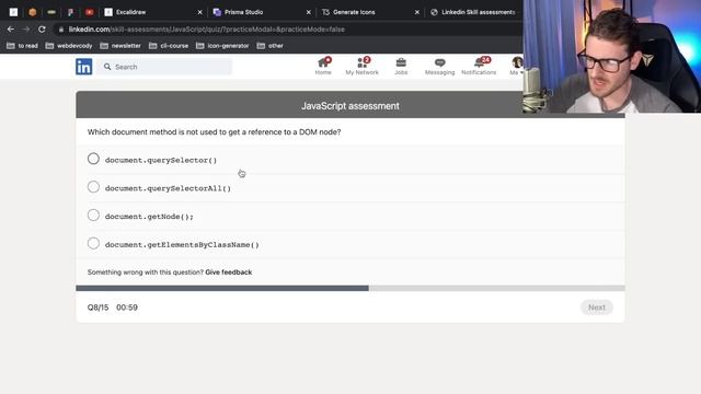 Can I pass this harder linkedin javascript quiz? смотреть онлайн