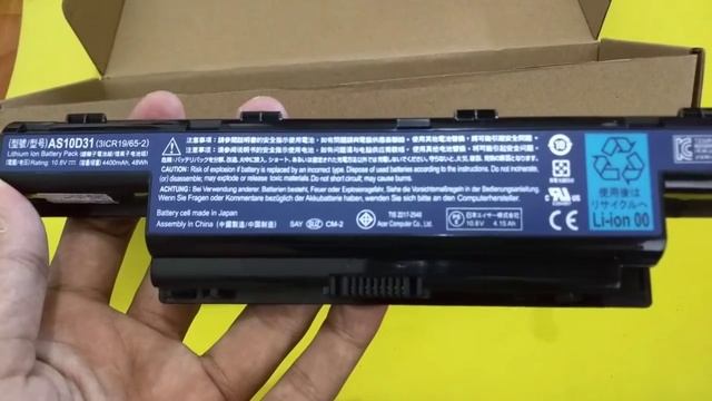 Baterai Laptop Acer 4738 4739 4740 4741 Original - Detail Look смотреть онлайн