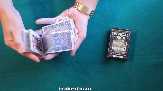 Карты для фокусов. Трюковая колода карт Svengali смотреть онлайн