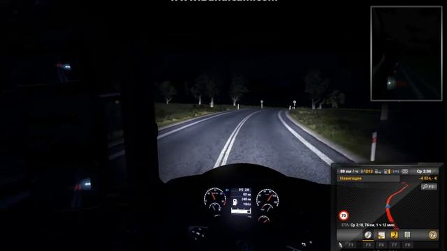 Первый раз в Euro Truck Simulator 2 (без звука камера на компе но с музоном есть в вк ) смотреть онлайн