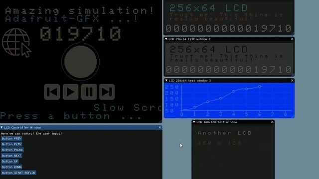 Hardware LCD simulation with AdafruitGFX library & ImGui - 4 смотреть онлайн