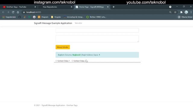 .Net Core | SignalR ile RealTime Online Chat Uygulaması смотреть онлайн