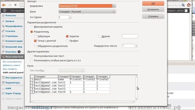Аналитика пользователей с UAM Control Panel смотреть онлайн