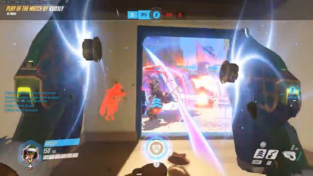 Tracer and Zarya 5 kill Play of the game series #5 смотреть онлайн