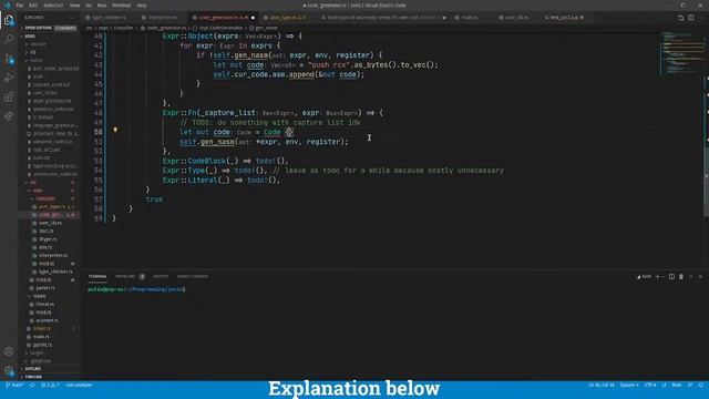 Coding live - code generation (Making a compiler pt. 16) смотреть онлайн