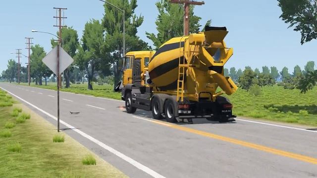 Автомобили против огромных лежачих полицейских #6 – BeamNG.Drive смотреть онлайн