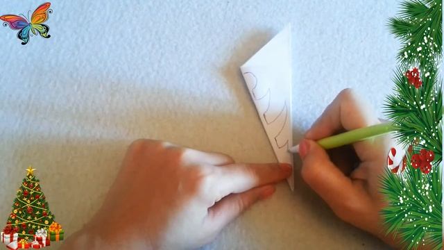 Как сделать аппликацию из цветной бумаги #DIYpapercraft смотреть онлайн