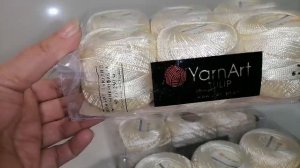 Пришли нитки для занавески крючком "Ангел"