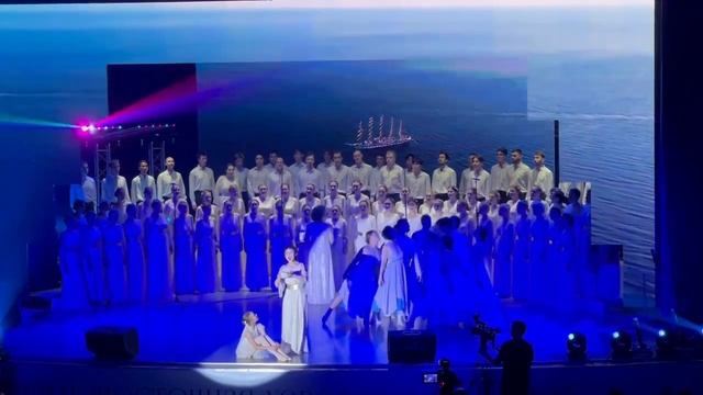 Открытие Дальневосточной хоровой олимпиады Владивосток 2022 ДВФУ, "Контраст, Академический хор. смотреть онлайн