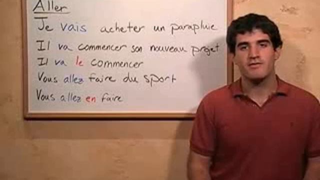 Aller + Infinitif to express the "futur proche" смотреть онлайн