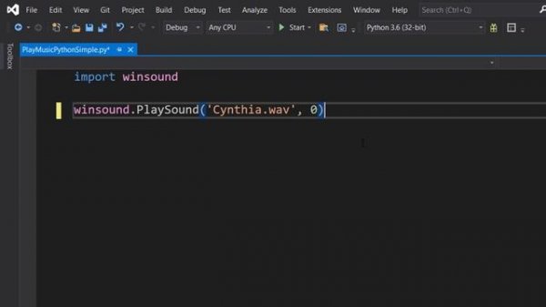 How to Play Music In Python (Simple) (Winsound)