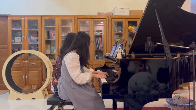 Grieg: Peer Gynt Suite No. 1, Morning Mood Piano Duet / TZ Stellar X3 смотреть онлайн