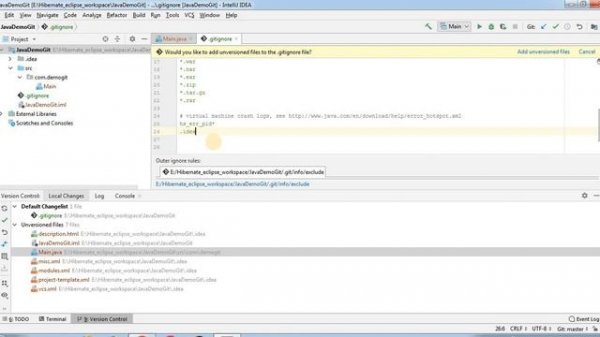 How to Commit and Push your code in GIT using IntelliJ IDEA