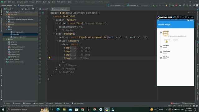 #flutter || Stepper Widget in Flutter || Stepper Form in Flutter || Flutter Forms смотреть онлайн