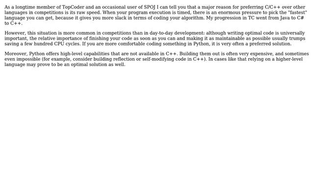 Software Engineering: Preferring Python over C for Algorithmic Programming (10 Solutions!!) смотреть онлайн