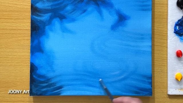 Autumn Rain Painting / Acrylic Painting for Beginners смотреть онлайн