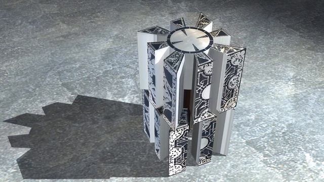 Hellraiser Puzzle Box 3D - lament configuration - Render RM3 смотреть онлайн