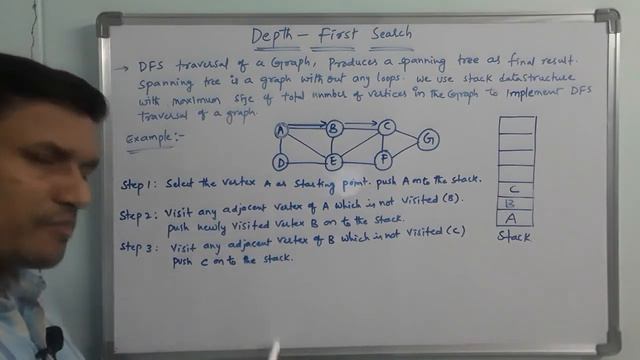 Depth First Search | DFS Graph Traversal with Example (Complete Explanation) | Data Structures смотреть онлайн