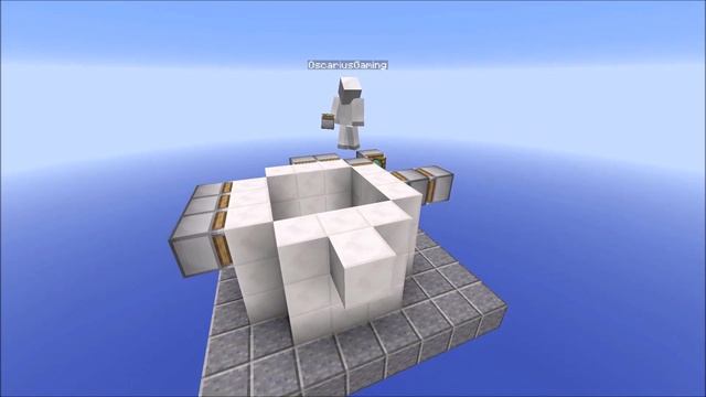 Minecraft 3x3 Piston Trapdoor [Tutorial] смотреть онлайн