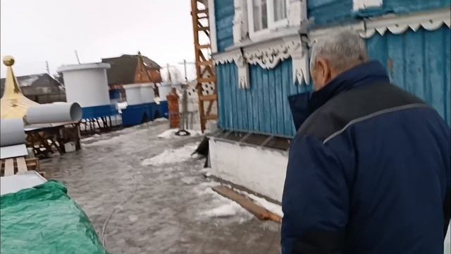 ЗОЛОТЫЕ КУПОЛА НА ХРАМ/ ОДИН ДЕНЬ ИЗ ЖИЗНИ В ДЕРЕВНЕ/ смотреть онлайн