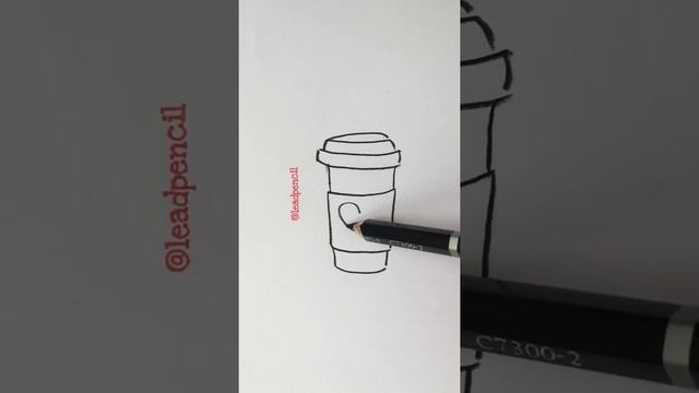 Как нарисовать стакан кофе ☕️☺️ смотреть онлайн
