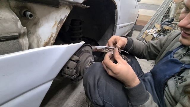 SUBARU legacy B4. Переварка арок смотреть онлайн