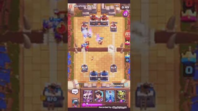 Играю в бои 2 на 2 Clash Royal клеш рояль смотреть онлайн