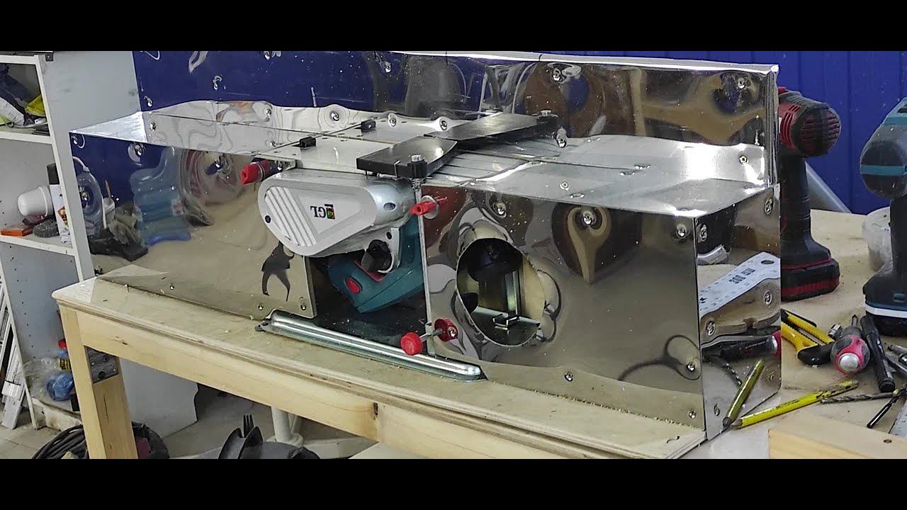 Самодельный фуганок из электрорубанка. смотреть онлайн