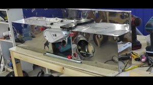 Самодельный фуганок из электрорубанка.