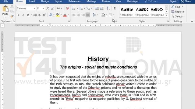 Apply a 0.5" left indent on the fourth paragraph It has been suggested... and apply borderline... смотреть онлайн