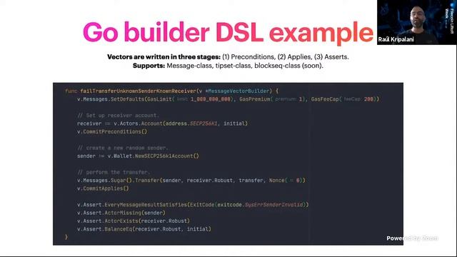 Multiple Impls & Test Vectors by Raul Kripalani смотреть онлайн