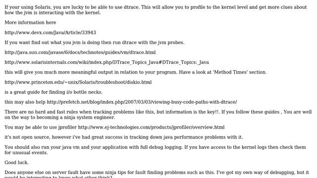 DevOps & SysAdmins: Tracing slow Java I/O in Solaris 10 (5 Solutions!!) смотреть онлайн