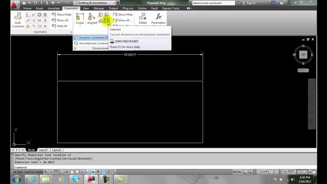 AutoCAD II 22-22 Converting Associative Dimensions смотреть онлайн