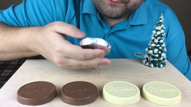 ASMR MILKA CHOCOLATE COVERED WAFER (Crunchy Eating Sounds) NO TALKING смотреть онлайн