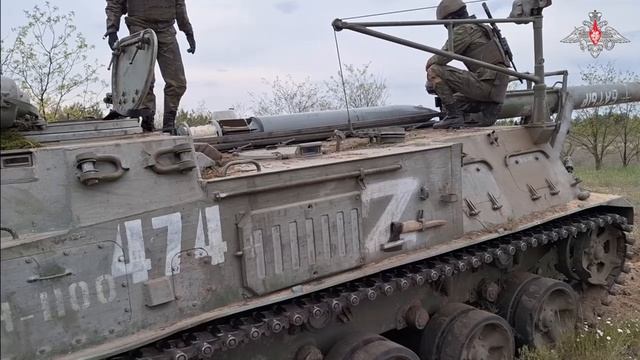 Боевая работа расчетов самоходных минометов 2С4 «Тюльпан» ЮВО