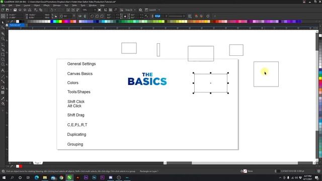 Intro to CorelDraw - THE BASICS! смотреть онлайн