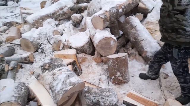 Газ 52 с двигателем Т-40. Заготовка дров. смотреть онлайн