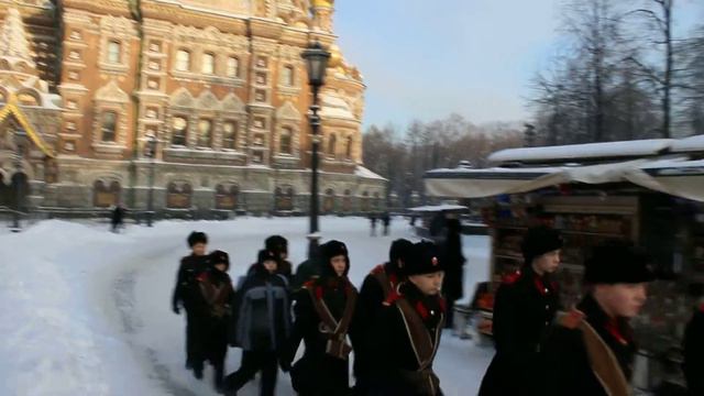 Кадеты-аракчеевцы маршируют от Спаса на крови смотреть онлайн